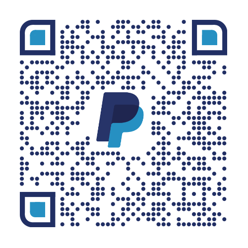 Scan to donate via PayPal